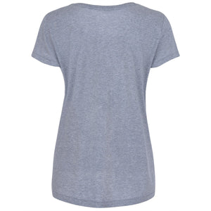 Maltby Grey Abstract Paint Stroke Print T-shirt Back View