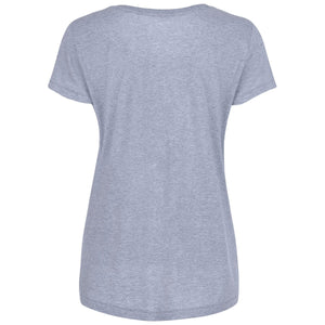 Draycott Grey Abstract Squares Print T-shirt Back View